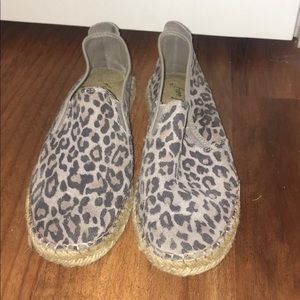 Free People Leopard espadrilles